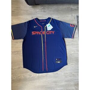 NWT Nike Houston Astros Space City Connect Men's MLB Baseball Jersey Size XL